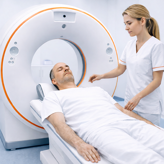 Компьютерная томография шеи, грудной клетки и позвоночника